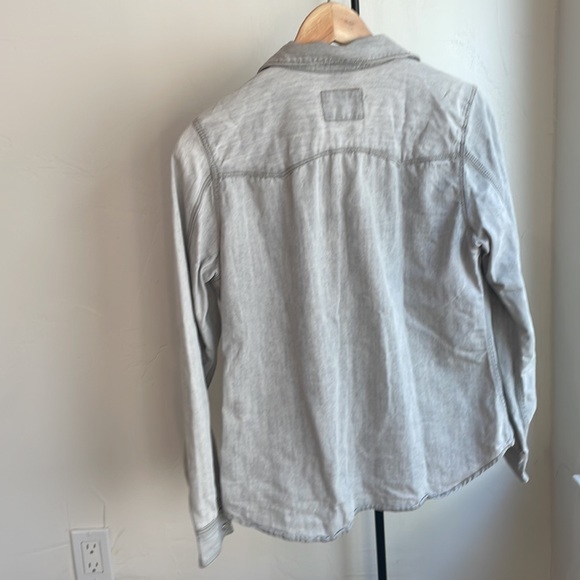 Denim snap up shirt - Picture 4 of 5